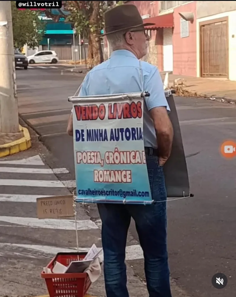 Cavalheiro Verardo Neto: o homem que datilografou sonhos e os espalhou pelas ruas cavaheiro verardo