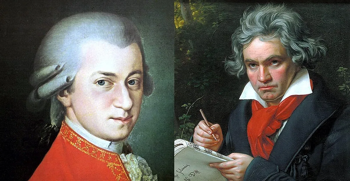 mozart and beethoven